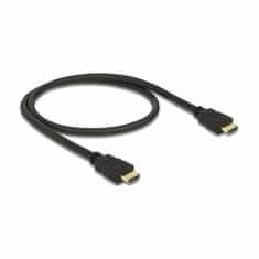 Delock HDMI High Speed Ultra HD 4K kabel s mrežnim priključkom 0,5 m, crn