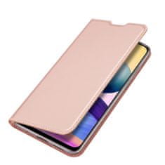 Dux Ducis Skin Pro preklopna maska za Xiaomi Redmi Note 10 5G / Poco M3 Pro, ružičasta