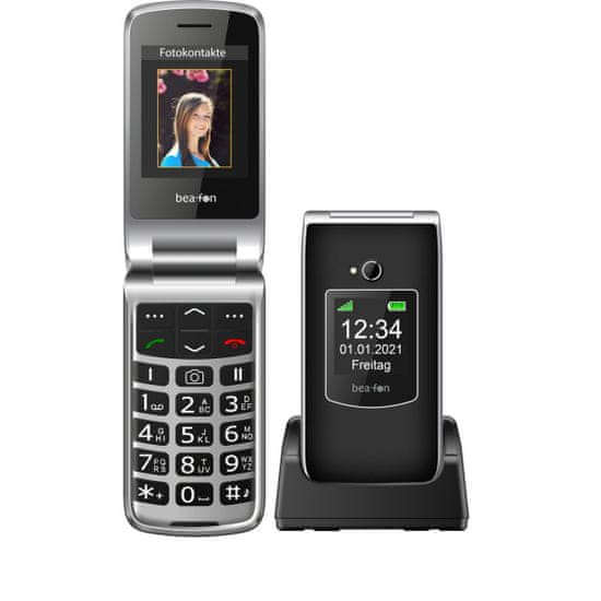 Beafon SL595 telefon, crni