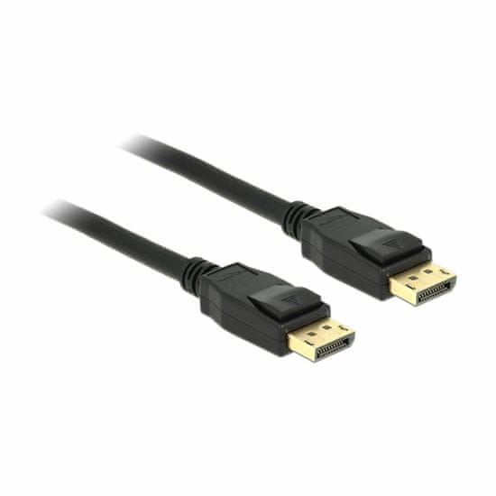 Delock DisplayPort 4K 60 Hz kabel 3 m, crni