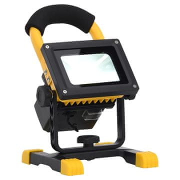 Vidaxl LED reflektor s punjivom baterijom i nosačem, 30 W, hladno bijelo svjetlo