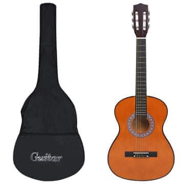 Vidaxl Klasična gitara za početnike, 3/4, 36", s koferom