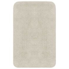 Vidaxl 2-dijelni set kupaonskih otirača od tkanine bijeli