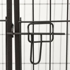 Vidaxl Ogradica za štence od čelika 91,5 x 59 x 61 cm