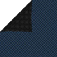 Vidaxl Plutajući PE solarni pokrov 260x160 cm crno-plavi