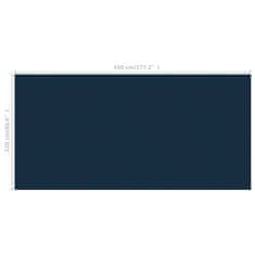 Vidaxl Plutajuća PE solarna folija, 450x220 cm, crna i plava