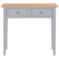 Vidaxl 280054 Dressing Console Table Grey 79x30x74 cm Wood