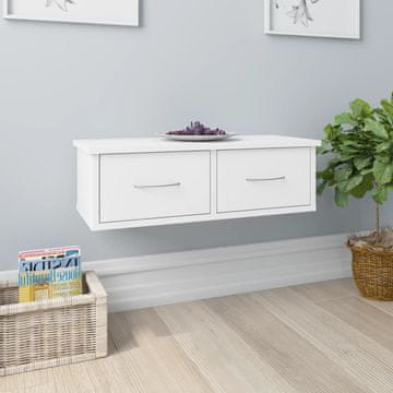 Vidaxl Zidna polica bijela 60x26x18,5 cm materijal na bazi drveta