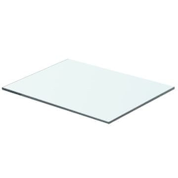 Vidaxl Prozirna staklena ploča 40x25 cm