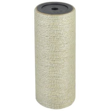 Vidaxl Grebalica za mačke 8 x 20 cm, 10 mm, bež