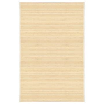 Vidaxl Tepih od bambusa 100 x 160 cm prirodna boja