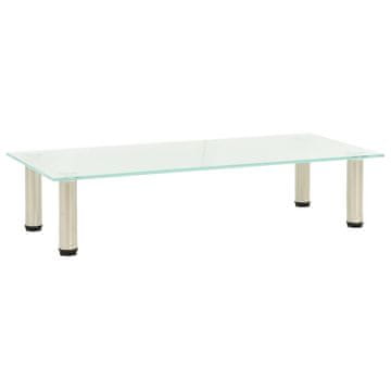 Vidaxl TV stalak, 80x35x17 cm, kaljeno matirano staklo
