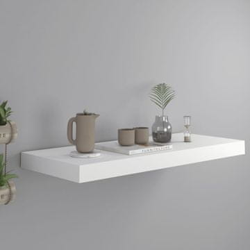 Vidaxl Zidna polica bijela 60x23,5x3,8 cm MDF
