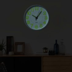 Vidaxl 325167 Luminous Wall Clock White 30 cm