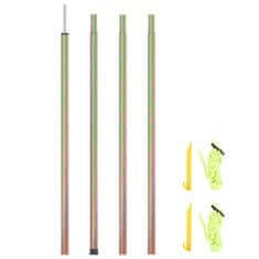 Vidaxl Šipka za jedro protiv sunca 200 cm od pocinčanog čelika