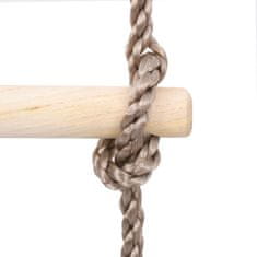 Vidaxl Ljestve s 5 prečki 210 cm od masivne borovine