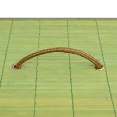 Vidaxl Košara za rublje od bambusa s 2 odjeljka zelena 100 L