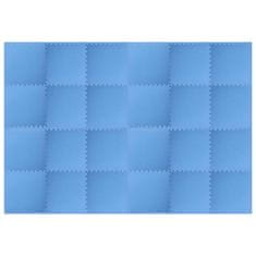 Vidaxl Podne prostirke 24 kom 8,64 m² pjena EVA plave