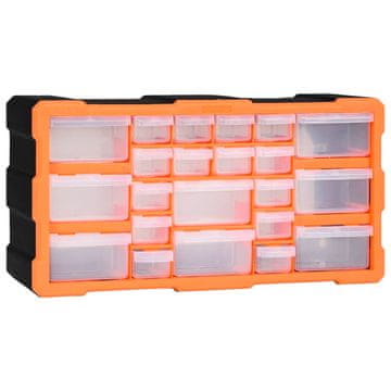 Vidaxl Organizator s 22 ladice, 49x16x25,5 cm