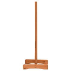 Vidaxl Vrtna rešetkasta ograda narančasta 150 x 80 cm masivna jelovina