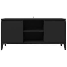 Vidaxl TV ormarić s metalnim nogama crni 103,5 x 35 x 50 cm