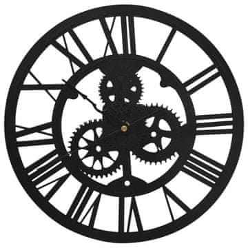 Vidaxl 325168 Wall Clock Black 30 cm Acrylic