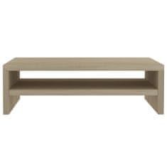 Vidaxl Stalak za monitor boja hrasta 42 x 24 x 13 cm konstruirano drvo