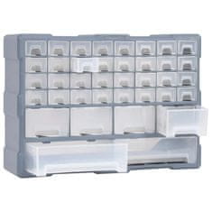 Vidaxl Organizator s 38 ladica 52 x 16 x 37,5 cm