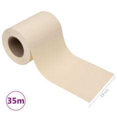 Vidaxl Vrtni zaslon za privatnost PVC 35 x 0,19 m krem
