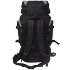 Vidaxl Planinarski ruksak, XXL, 75 L, crni i sivi