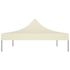 Vidaxl Krov za šator za zabave 4,5 x 3 m krem 270 g/m²
