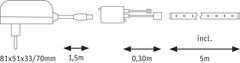 Paulmann 5m set LED trake RGB IP20