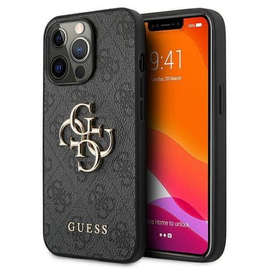 Guess maskica za iPhone 13 Pro, silikonska, siva (GUHCP13L4GMGGR)