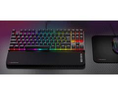 Genesis Rubid 400 TKL podloga za zapešće, ergonomska, meka pjena, neklizajuća, 360 x 95 mm, crna (POD-GEN-RUBID400-TKL)