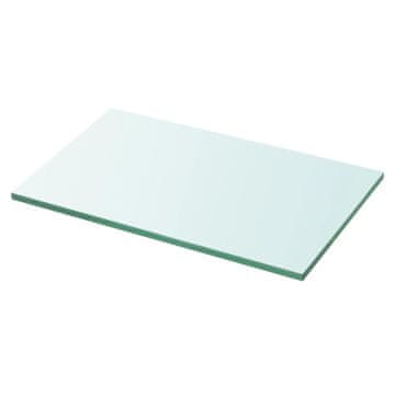Vidaxl Prozirna staklena ploča 30x15 cm