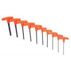 Kraft&Dele 10 Djelomični set imbus ključeva T na postolju 2-10 mm