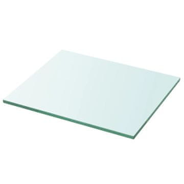 Vidaxl Prozirna staklena ploča 30x25 cm