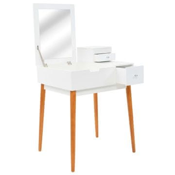 Vidaxl Toaletni stolić s ogledalom, MDF, 60 x 50 x 86 cm
