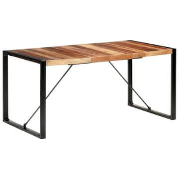 Vidaxl Blagovaonski stol 160x80x75 cm od drva palisandera