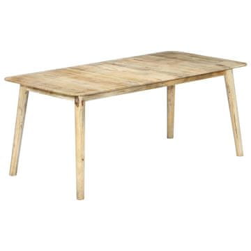 Vidaxl Blagovaonski stol 180 x 90 x 76 cm Masivno drvo manga