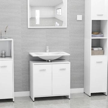 Vidaxl Kupaonski ormarić Bijeli 60x33x61 cm Materijal na bazi drveta