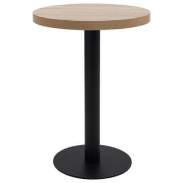 Vidaxl Bistro stol svjetlosmeđi 60 cm MDF