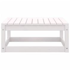 Vidaxl 2-dijelna vrtna garnitura s jastucima masivna borovina bijela