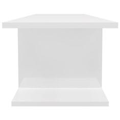 Vidaxl Zidni TV ormarić visoki sjaj bijeli 103 x 30 x 26,5 cm
