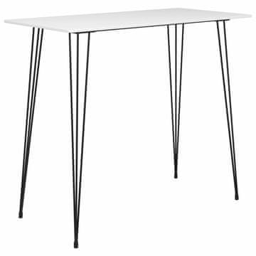 Vidaxl Barski stol, bijeli, 120x60x105 cm