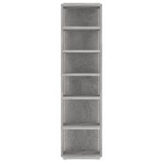 Vidaxl Ormarići za cipele 2 kom siva boja betona 27,5 x 27 x 102 cm