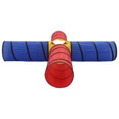 Vidaxl Dječji tunel za igru s 250 loptica raznobojni