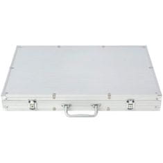 Vidaxl Set za Poker s 1000 Laserskih Žetona Aluminijum