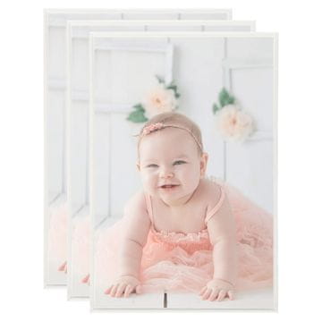 Vidaxl Okviri za fotografije 3 kom za zid i stol srebrni 70x90 cm MDF