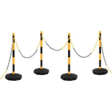 Vidaxl Set stupova s 10 m plastičnog lanca